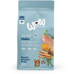 WOW Adult Huhn mit Roten Rüben Hundetrockenfutter 2 x 12 Kilogramm
