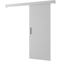 Schiebetür Komplettset - Schiebetürsystem Salwador 1 - Schiebetüren - Trennwände - Raumteiler - Innentüren, Tür 90 x 204 cm - Schiebetür Schiene - Zimmertür mit Schiebetür Griff - Saloontür