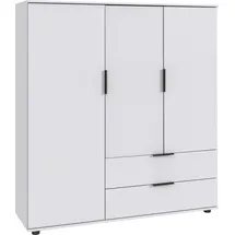 WIMEX Easy Plus Kleiderschrank 130 cm x 140 cm x 40 cm weiß