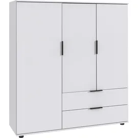 WIMEX Easy Plus Kleiderschrank 130 cm x 140 cm x 40 cm weiß