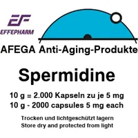 10 g Spermidin in 2.000 Kapseln zu je 5 mg - Günstigster Preis pro mg im gesamten Internet