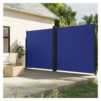 vidaXL Seitenmarkise Ausziehbar Blau 200x1200 cm