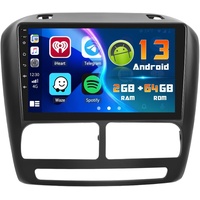 2GB+64GB Hikity Android 13 Autoradio für FIAT Doblo 2010-2015/Opel Combo 2011-2018 mit Wireless Carplay/Android Auto 9 Zoll Touchscreen Autoradio mit Navi FM RDS SWC Mic Rückfahrkamera