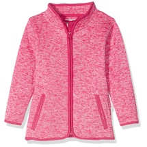 Playshoes Fleece-Jacke Unisex Kinder Outdoor-Oberteil, pink Strickfleece, 116