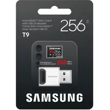 Samsung T9 (2026) Reader retail 256 GB microSDHC, microSDXC, U3, A2 schnell und robust