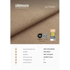 Home Affaire Wohnlandschaft Mikrofaser 5-Sitzer Grau