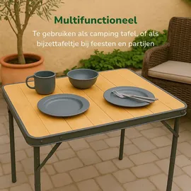 Camp Active Campingtisch Klapptisch Braun