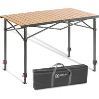 HOMECALL Campingtisch Höhenverstellbar Aluminium