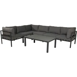 Copacabana Couchtisch schwarzes Glas.
