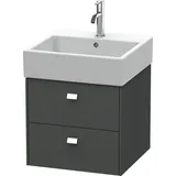 Duravit Waschtischunterschrank wandhängend 48,4 × 44,2 × 45,9 cm, in Graphit Matt