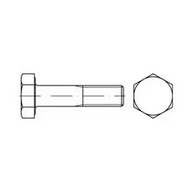 Peiner Umformtechnik Sechskant-Schaftschraube M24x240 Stahl 10,9 feuerverzinkt