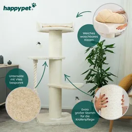Happy Pet Freddy Kratzbaum 150 cm creme