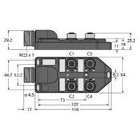 Turck TB-4M12-5P3-CS19H