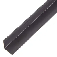 GAH Alberts Winkelprofil Aluminium, schwarz eloxiert 1000 x 20 x 20 mm