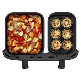 Tefal XXL Dual Easy Fry EY9428 Schwarz