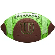 Wilson GST Hylite Speedskin Fußball, Braun/Grün, Jugendgröße