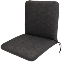 TPFGarden Sesselauflage, Grau, Textil, 45x7x88 cm, Outdoor-Kissen, Gartenstuhlauflagen