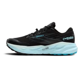 Brooks Cascadia 19 GTX Damen Black/Ebony/Blue Flower 41