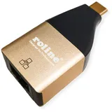 Roline GOLD USB 3.2 Gen 2 zu Gigabit Ethernet Konverter