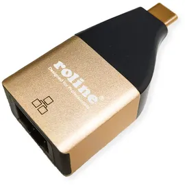 Roline GOLD USB 3.2 Gen 2 zu Gigabit Ethernet Konverter