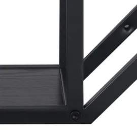 AC Design Wandregal 77 x 77 x 20 cm Schwarz
