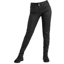 Pando Moto Lorica Kev 02 Dames Motor Jeans, zwart, 24 Voorvrouw