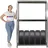 Proregal Reifenregal RAGNAR HxBxT 180 x 120 x 40cm Bis Zu 8 Reifen Auf 2 Ebenen + Ablage 265kg Fachlast Verzinkt