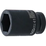 BGS 5500-41 | Kraft-Steckschlüssel-Einsatz Sechskant, tief | 25 mm (1") | SW 41 mm