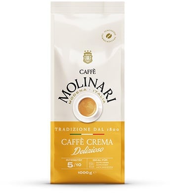 Caffè Molinari Caffè Crema Delizioso - 1 kg Ganze Bohne Tchibo