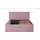 Halmon Schlafkomfort Betten Polsterbett Gent Rose 100 x 200 x 40 cm Stauraum Ohne Matratze und Lattenrost