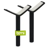 Bomi Zubehör Schutzgitter 2er Y-Adapter Metall Schwarz