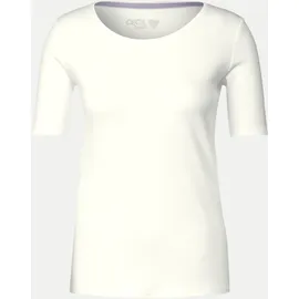 Cecil Basic T-Shirt mit Rundhals in Unifarbe