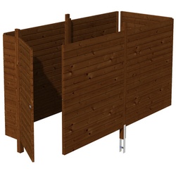 SKANHOLZ Brüstung, Breite: 378 cm, nussbaum
