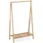Relaxdays Garderobenständer Bambus 67 cm Hellbraun