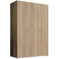 BASED Drehtürenschrank Joe 121 x 176 x 51 cm Sonoma Eiche