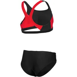 Arena Thrice Bikini Schwarz/Rot/Weiß 152