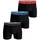 Björn Borg Boxershorts 3er Pack Blau / Rot / Schwarz / Weiß XXL