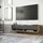 [en.casa] Laitila Lowboard 140x29,5x31,5 cm Eiche rustikal/Anthrazit Holzwerkstoff