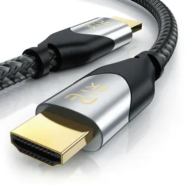 Primewire 8k HDMI Kabel 2.1, Ultra High Speed II mit Ethernet, 8K UHD II, 3D TV, HDR10+ - 4320p 120 Hz mit DSC, - 5 m