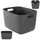 Curver Aufbewahrungskorb Softex 37 x 29 x 22 cm 1-tlg. Grau