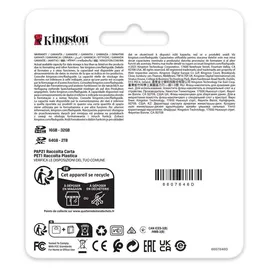 Kingston Canvas React Plus V60 256GB SDXC Speicherkarte 4K-UHS-II