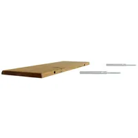 Natural Goods Berlin 1x Schweberegal LIVE Edge - Regal