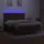 vidaXL Boxspringbett mit Matratze & LED Dunkelbraun 160x200 cm Stoff