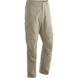 Funktionshose MAIER SPORTS "Trave", Herren, Gr. 24, Kurzgrößen, beige, 100% Polyamid, Hosen, Vielseitige Funktionshose, perfekt zum Wandern und Freizeit