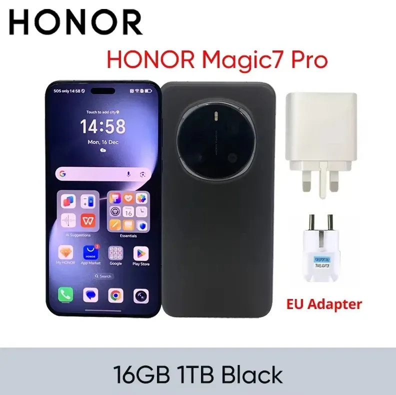 2025 NEUES HONOR Magic7 Pro 5G Smartphone Snapdragon 8 Elite 6,8'' 120Hz LTPO Display 100W Charge Global Version HONOR Magic 7 Pro