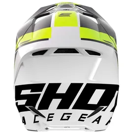Shot Furious Scope Motocross Helm, schwarz-weiss-gelb, Größe 2XL