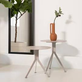 Spinder DESIGN "DALEY HIGH", grau (silky taupe, silky taupe, silky taupe, silky taupe, silky taupe, silky taupe), B/H/T: 38cm x 45cm x 38cm, Tische, Beistelltisch, aus Stahl