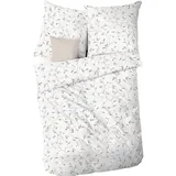 KAEPPEL Leaf Allover Floral Beige 135 x 200 cm + 80 x 80 cm