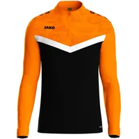 Jako Ziptop Iconic Schwarz/Neonorange S