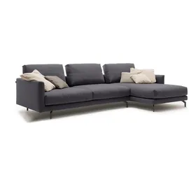 creation by rolf benz Ecksofa "CR.414, Designecksofa, Polsterecke, Breite 300cm, L-Form", schwarz (anthrazitgrau, schwarzgrau), B:300cm H:91cm T:172cm, CREATION BY ROLF BENZ, Sofas, Ecksofa, wahlweise aus feinstem Rindsleder oder hochwertigem Chenille